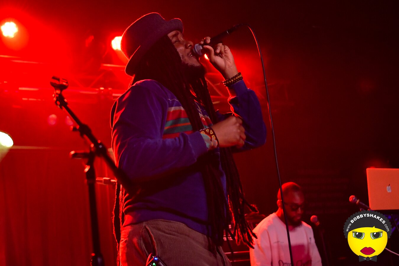 Protoje performing live at Brighton Music Hall in Boston, MA, photographed by Bobby Shakes