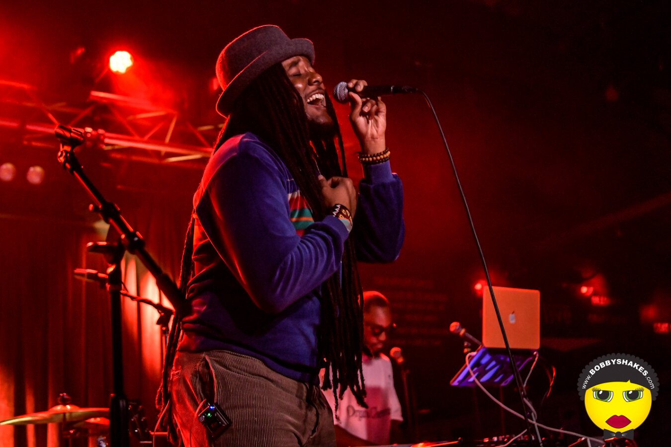Protoje performing live at Brighton Music Hall in Boston, MA, photographed by Bobby Shakes