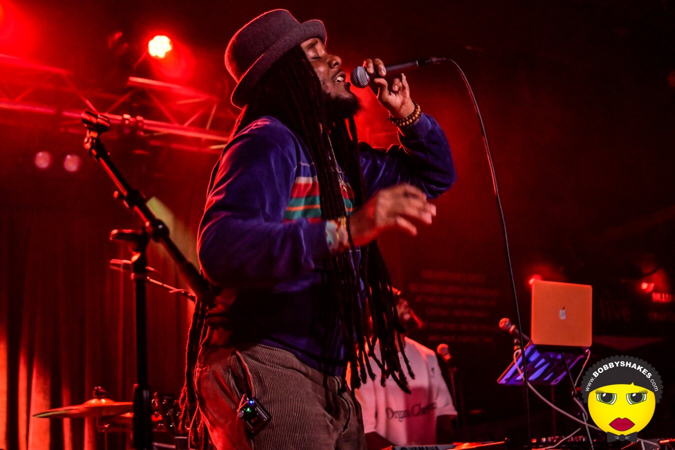 Protoje performing live at Brighton Music Hall in Boston, MA, photographed by Bobby Shakes