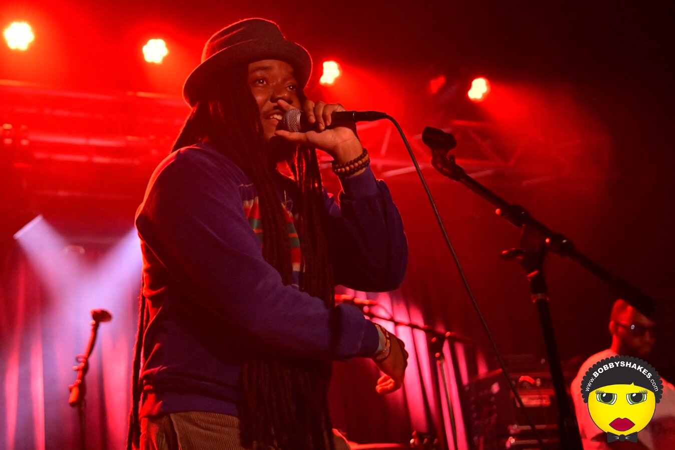Protoje performing live at Brighton Music Hall in Boston, MA, photographed by Bobby Shakes