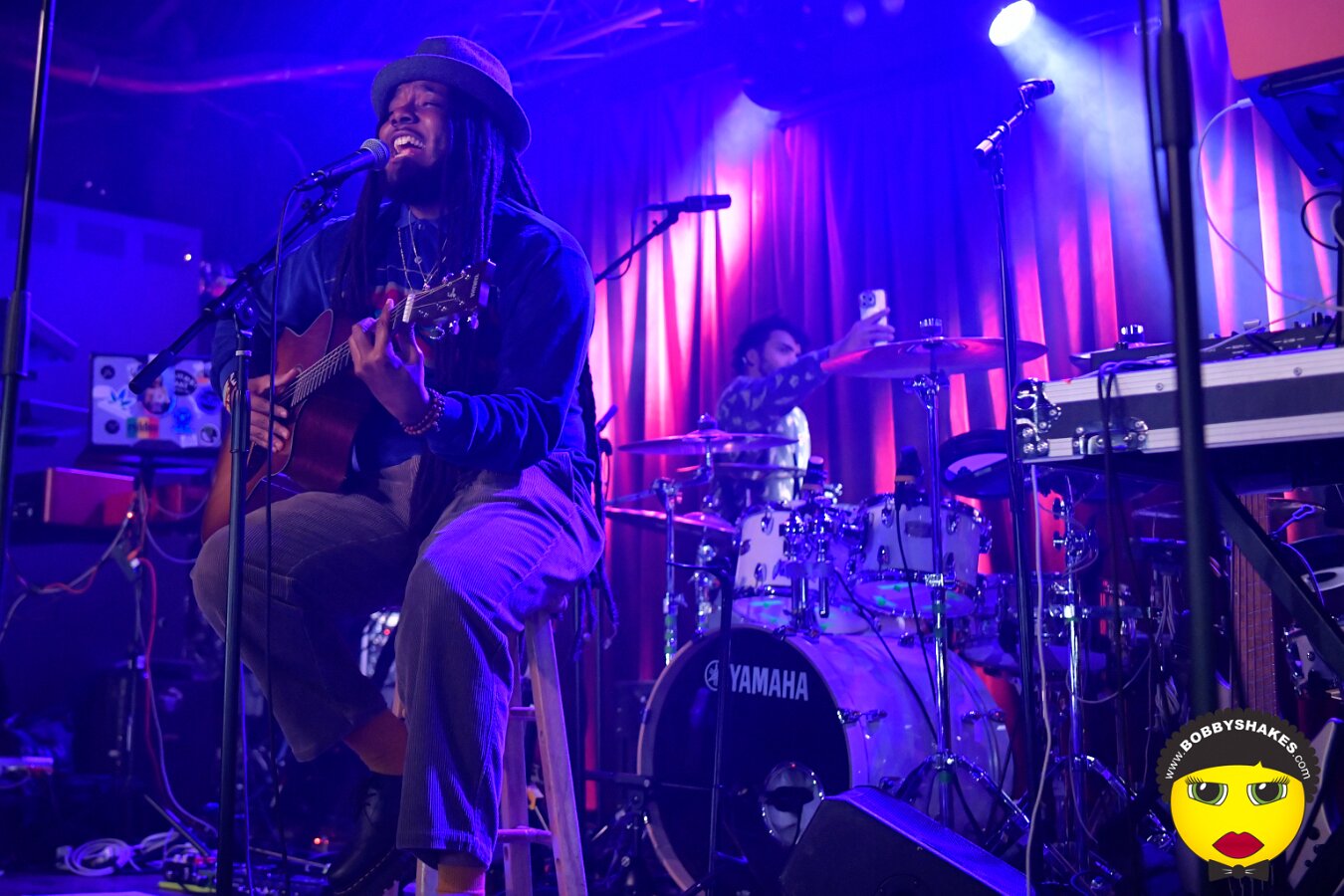 Protoje performing live at Brighton Music Hall in Boston, MA, photographed by Bobby Shakes