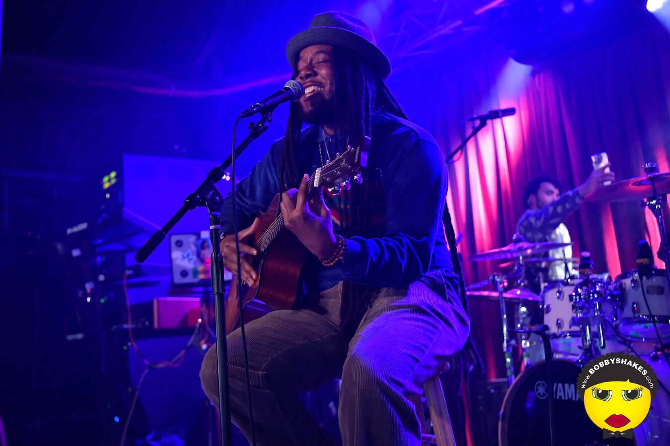 Protoje performing live at Brighton Music Hall in Boston, MA, photographed by Bobby Shakes