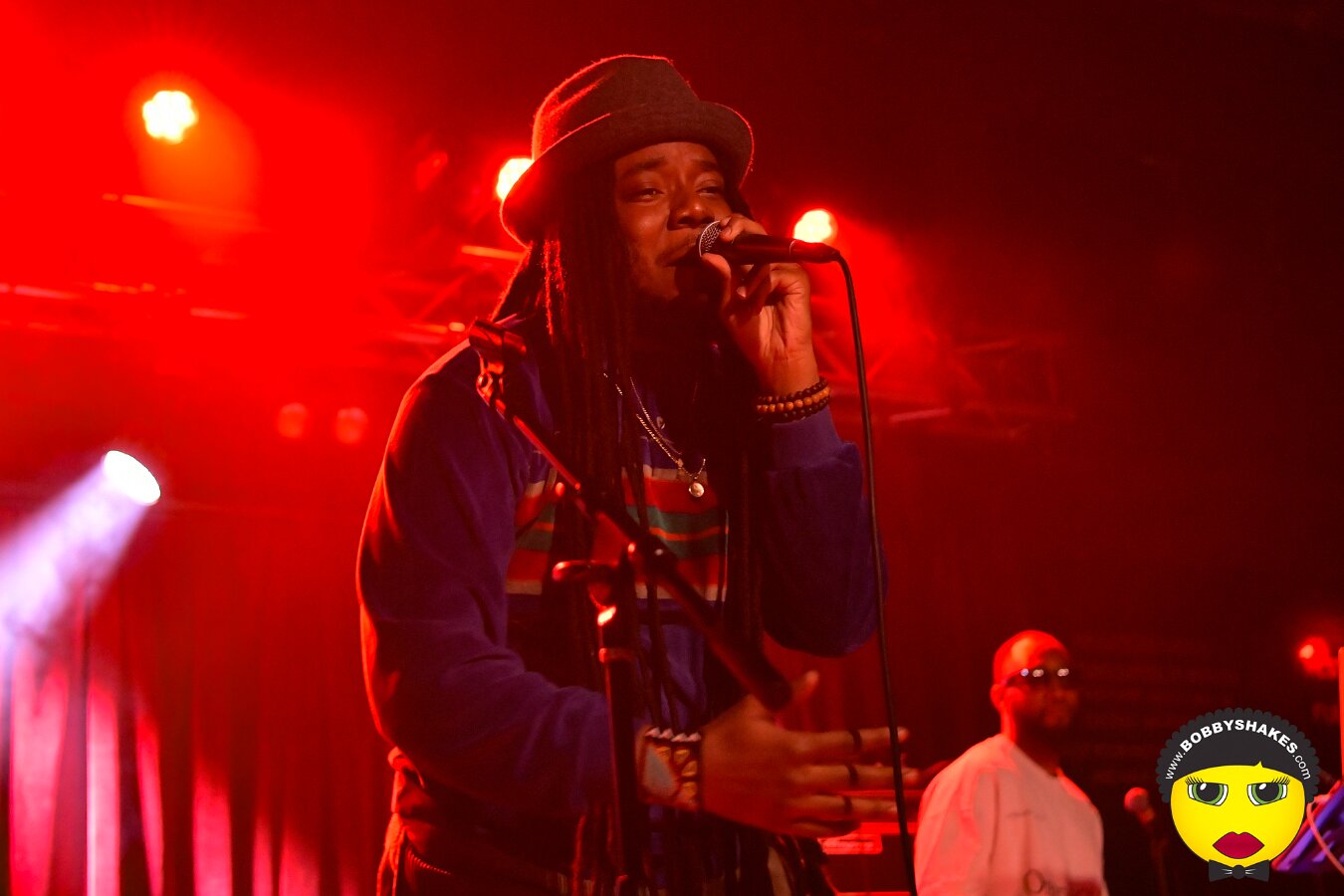 Protoje performing live at Brighton Music Hall in Boston, MA, photographed by Bobby Shakes