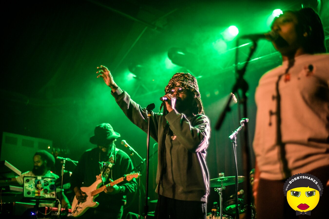Protoje performing live at Brighton Music Hall in Boston, MA, photographed by Bobby Shakes