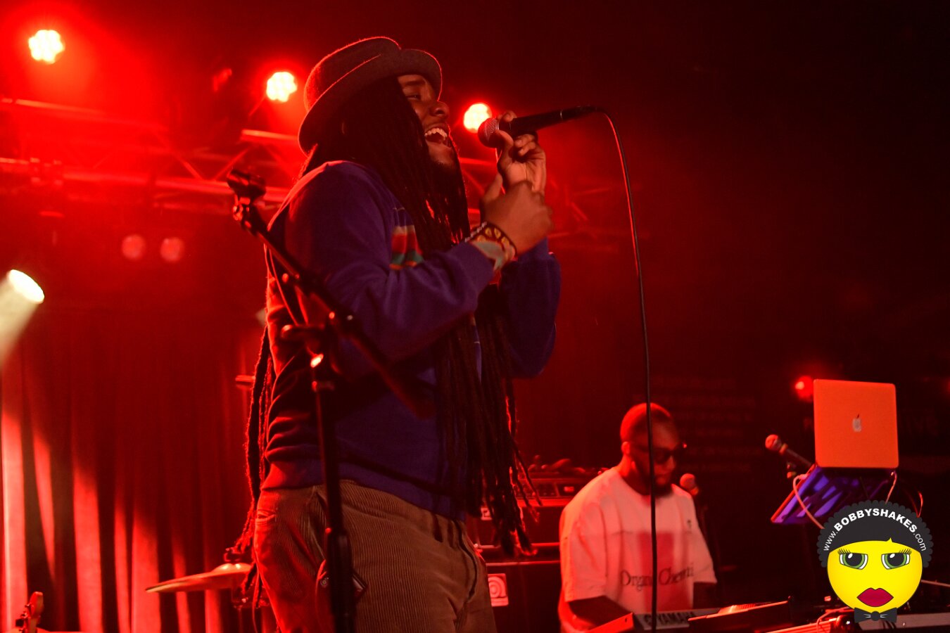 Protoje performing live at Brighton Music Hall in Boston, MA, photographed by Bobby Shakes