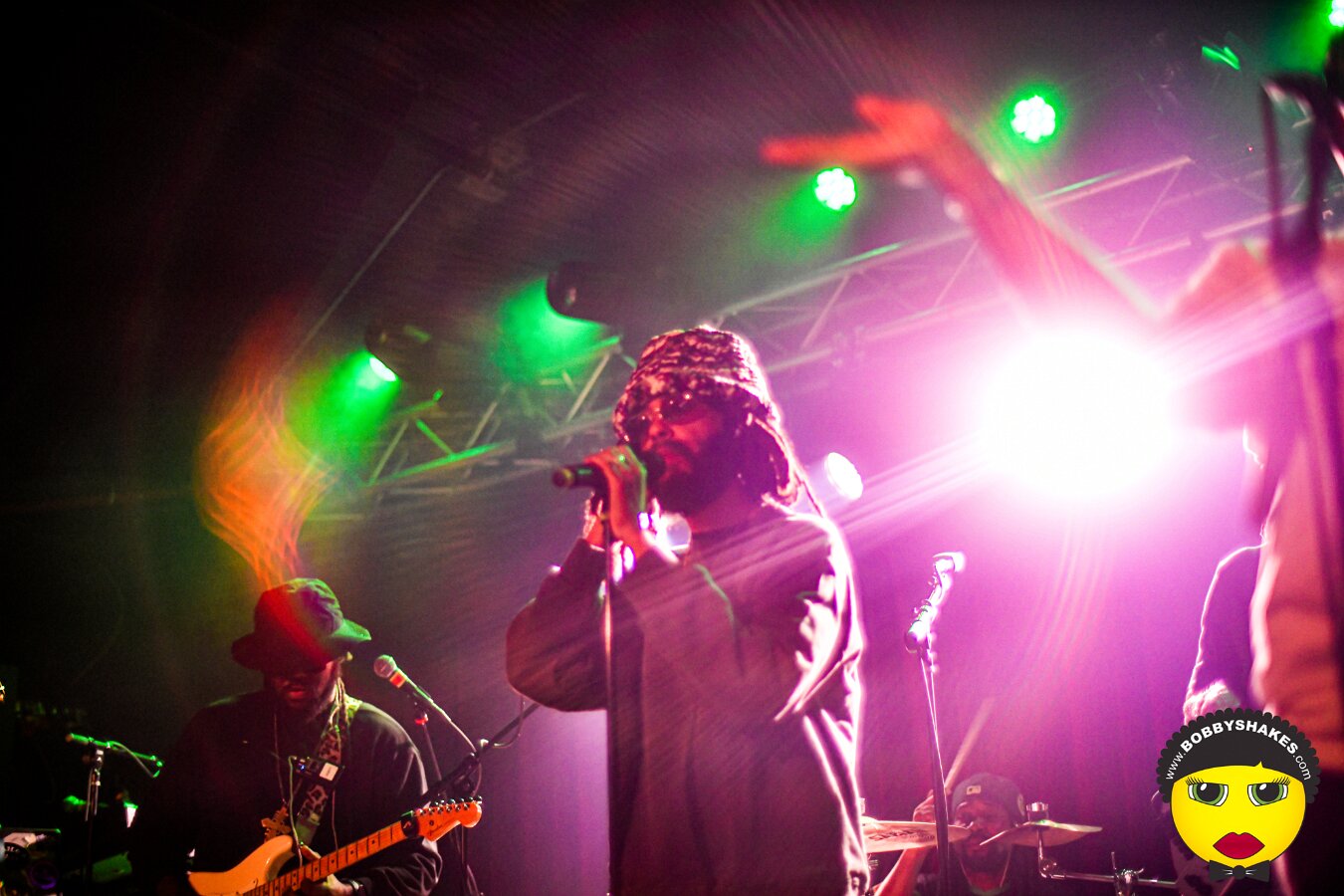 Protoje performing live at Brighton Music Hall in Boston, MA, photographed by Bobby Shakes