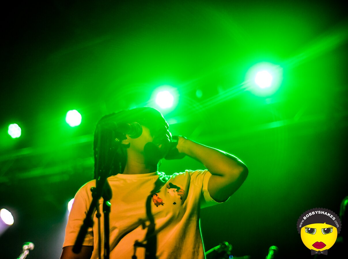 Protoje performing live at Brighton Music Hall in Boston, MA, photographed by Bobby Shakes