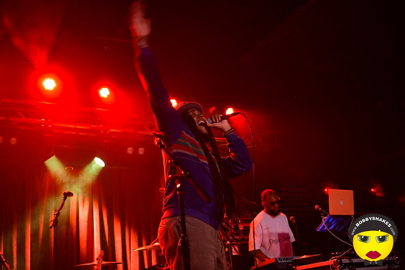 Protoje performing live at Brighton Music Hall in Boston, MA, photographed by Bobby Shakes