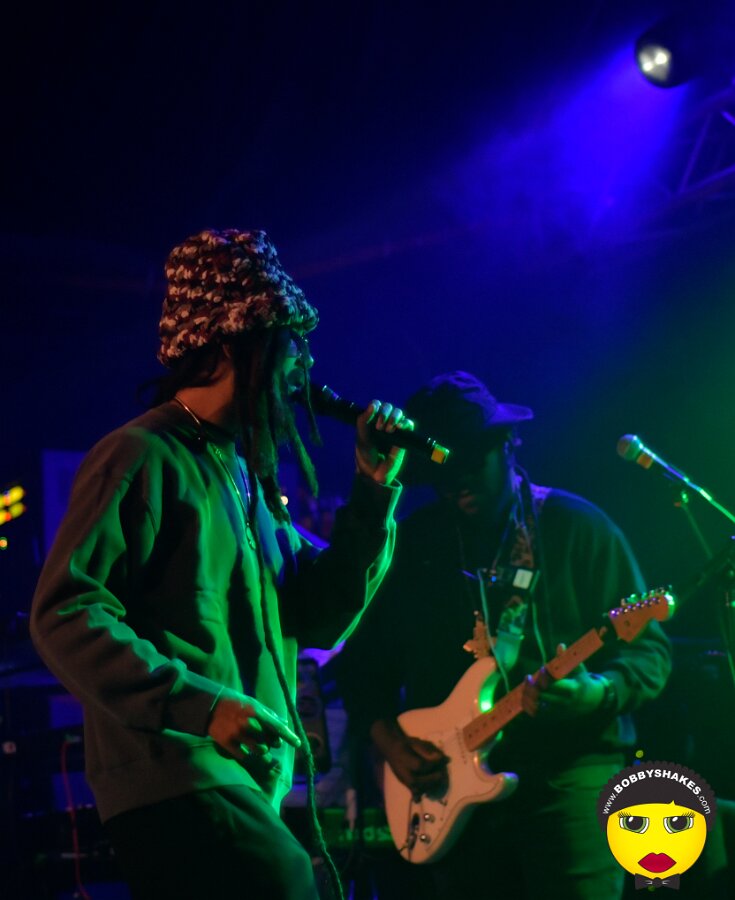 Protoje performing live at Brighton Music Hall in Boston, MA, photographed by Bobby Shakes