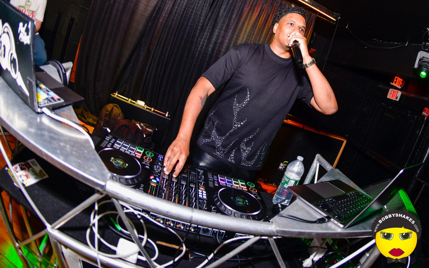 DJ Reem performing live at Alchemy in Providence, RI, photographed by Bobby Shakes