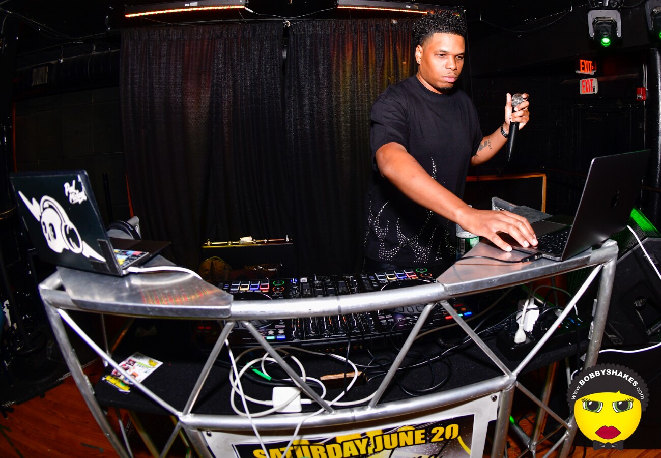 DJ Reem performing live at Alchemy in Providence, RI, photographed by Bobby Shakes