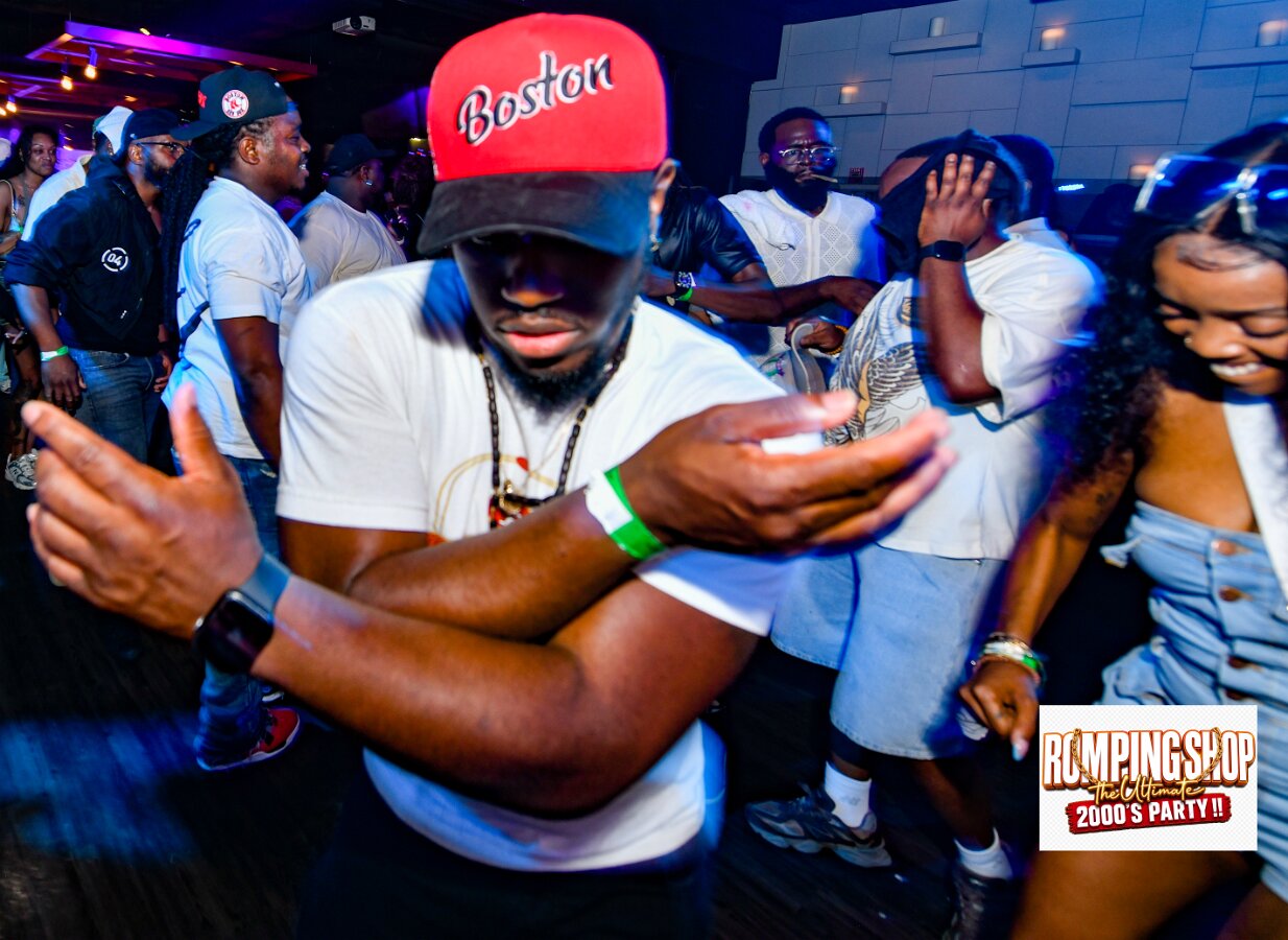 Romping Shop performing live at Mix 360 in Malden, MA, photographed by Bobby Shakes