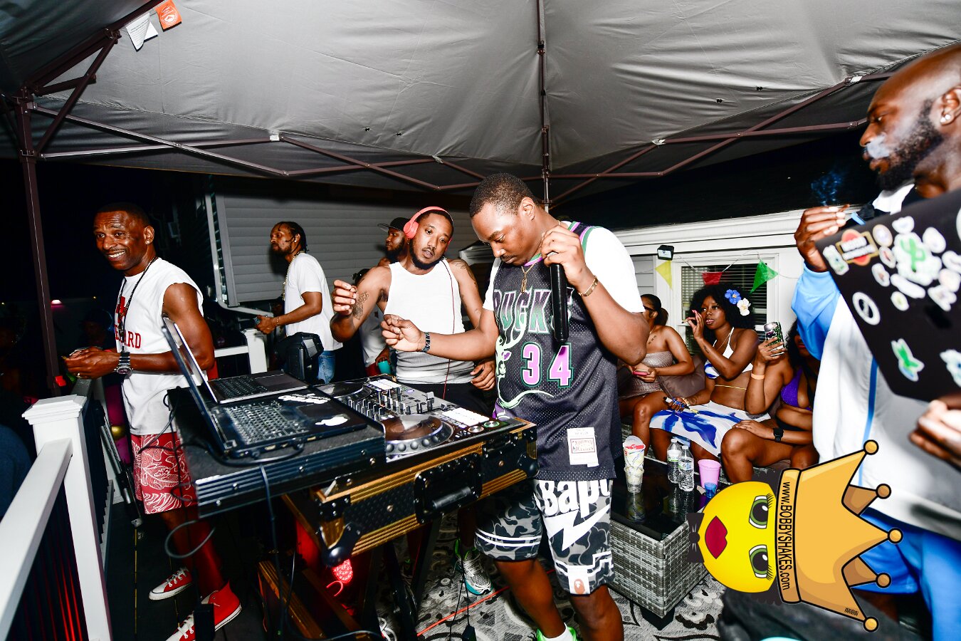 Slip N Slide performing live at A Hidden Spot, photographed by Bobby Shakes