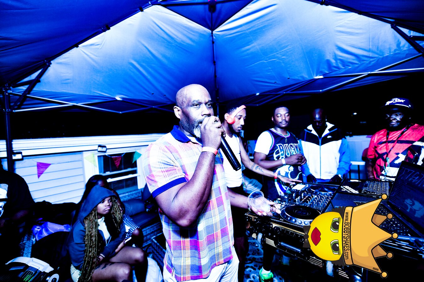 Slip N Slide performing live at A Hidden Spot, photographed by Bobby Shakes
