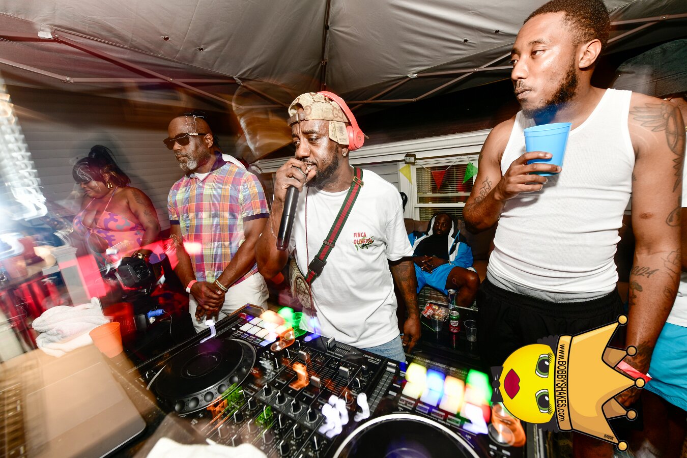 Slip N Slide performing live at A Hidden Spot, photographed by Bobby Shakes