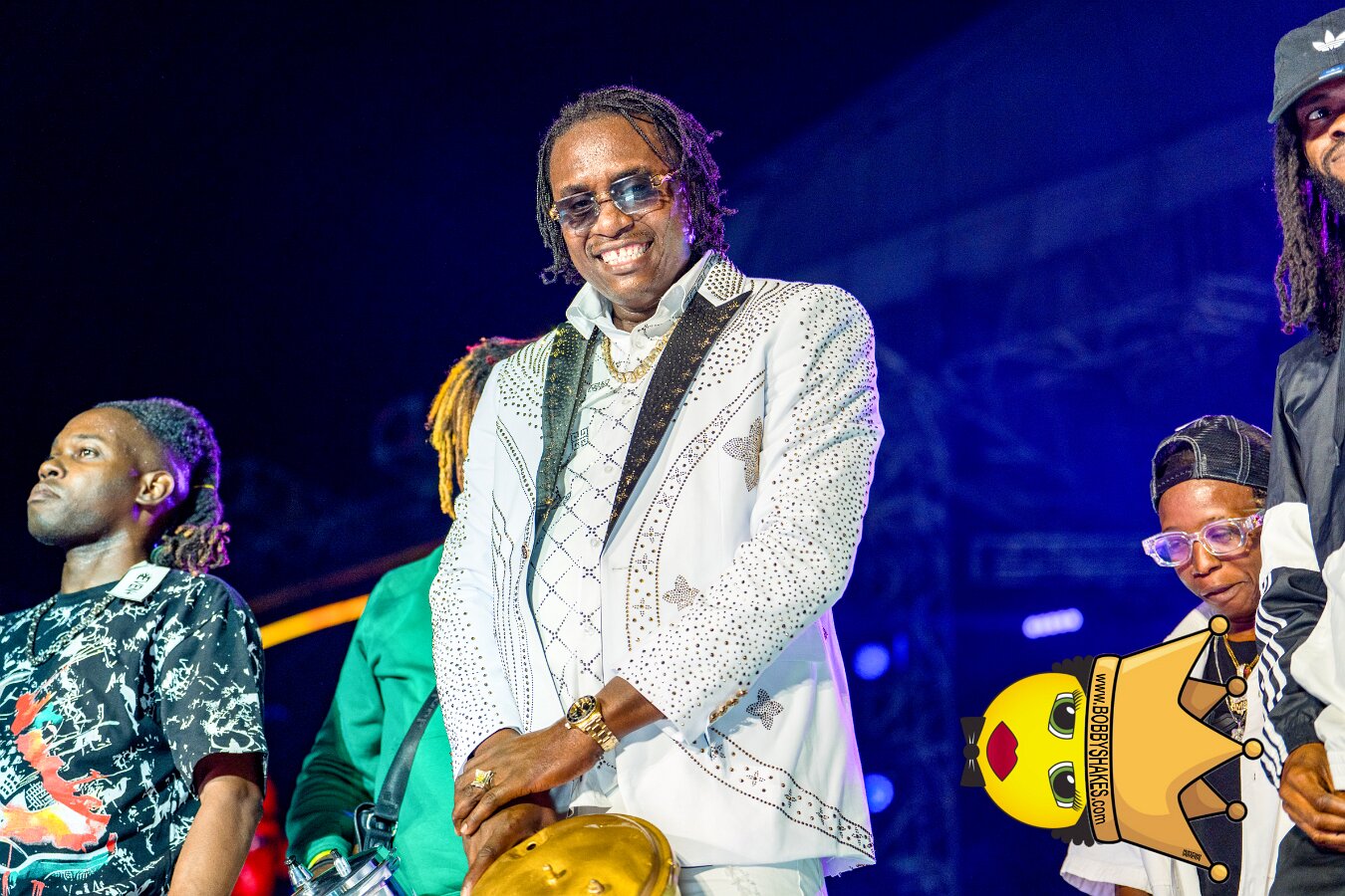 Vybz Kartel & Mavado performing live at Plantation Cove in St. Ann, Jamaica, photographed by Bobby Shakes