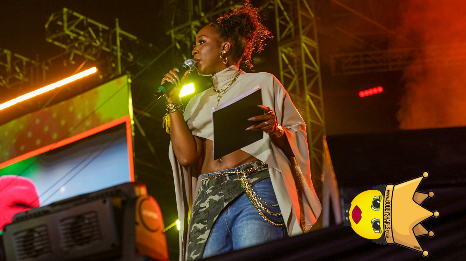 Vybz Kartel & Mavado performing live at Plantation Cove in St. Ann, Jamaica, photographed by Bobby Shakes