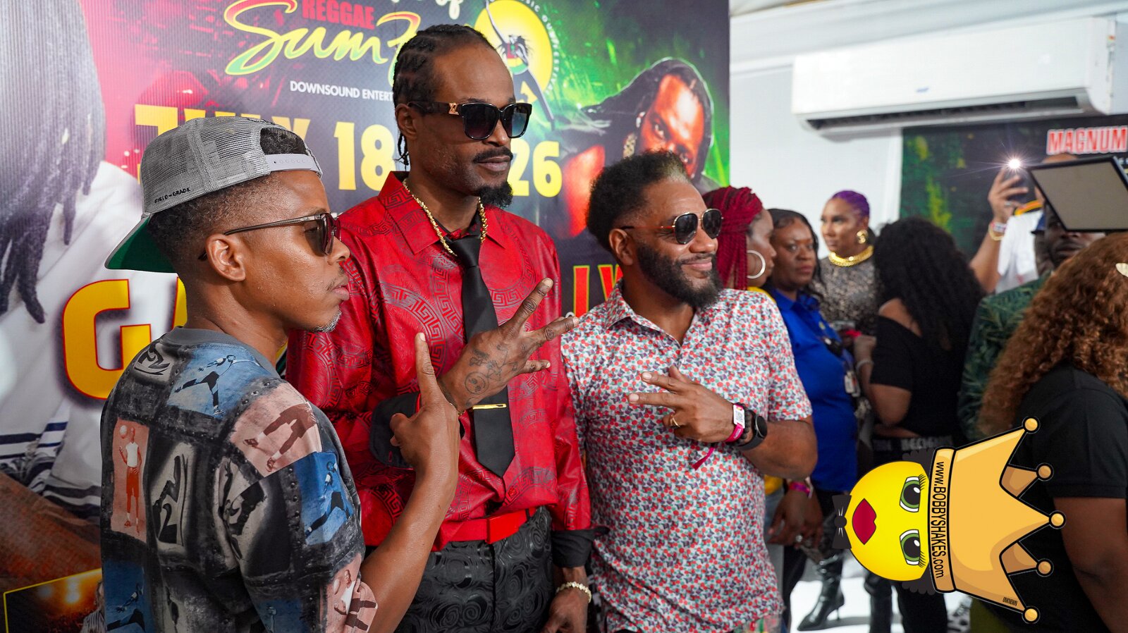 Vybz Kartel & Mavado performing live at Plantation Cove in St. Ann, Jamaica, photographed by Bobby Shakes