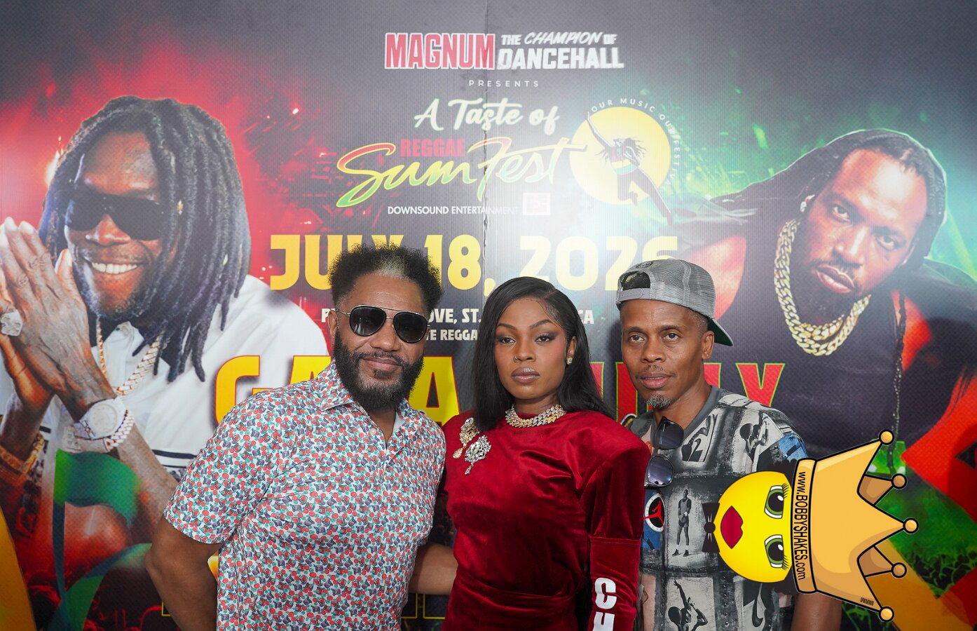 Vybz Kartel & Mavado performing live at Plantation Cove in St. Ann, Jamaica, photographed by Bobby Shakes