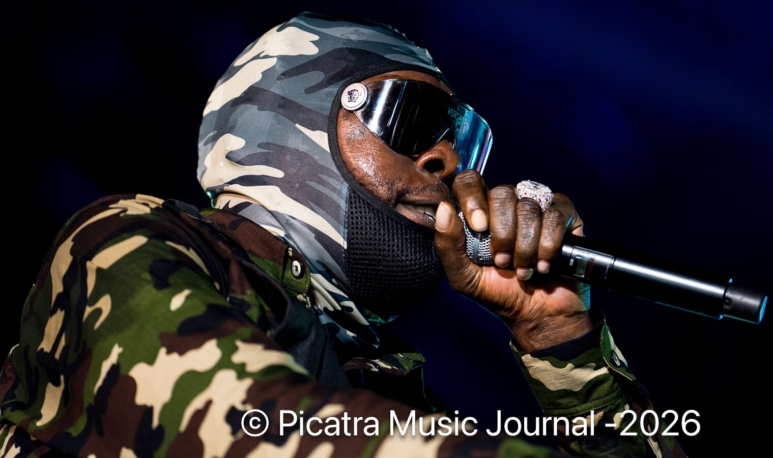 Vybz Kartel & Mavado performing live at Plantation Cove in St. Ann, Jamaica, photographed by Bobby Shakes