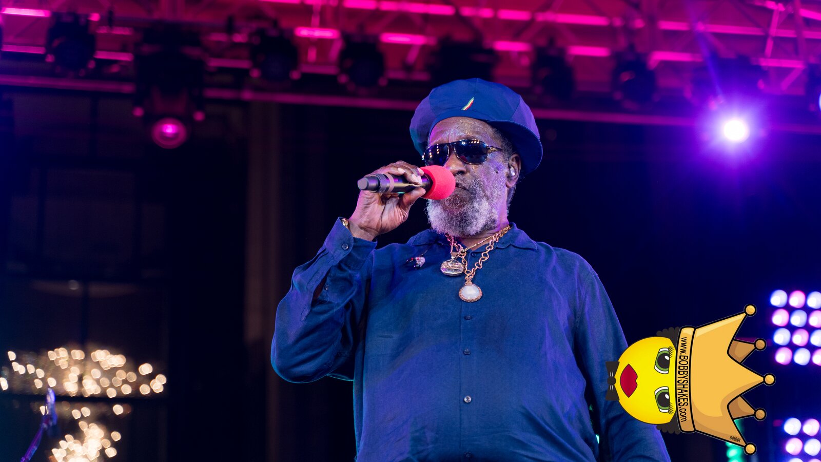 Black Uhuru performing live at Lincoln Center in New York, NY, photographed by Anil Batra