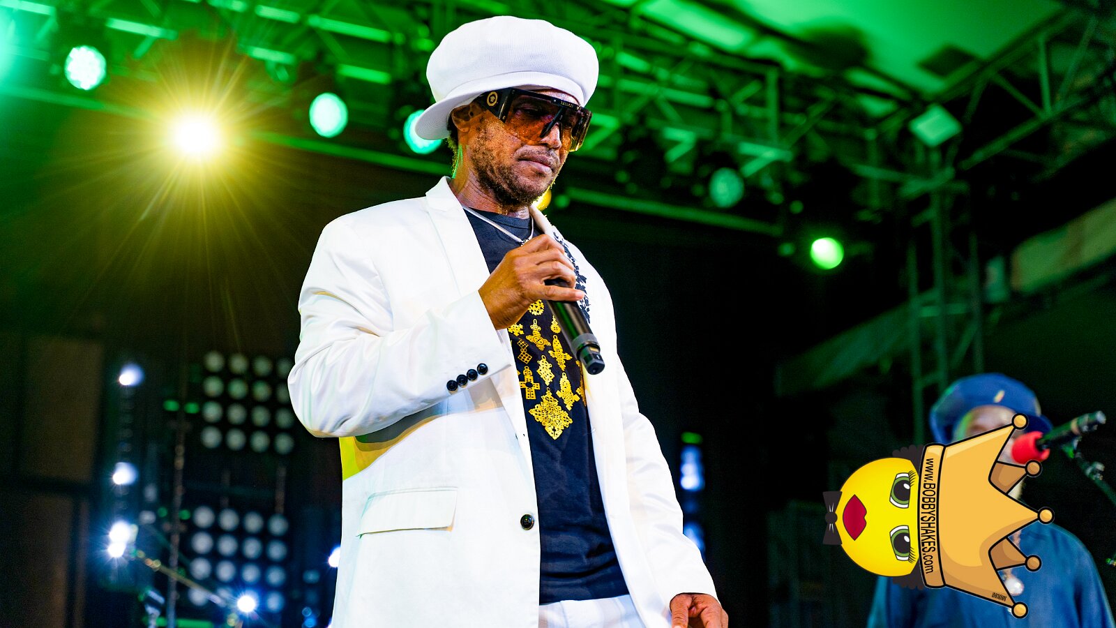 Black Uhuru performing live at Lincoln Center in New York, NY, photographed by Anil Batra