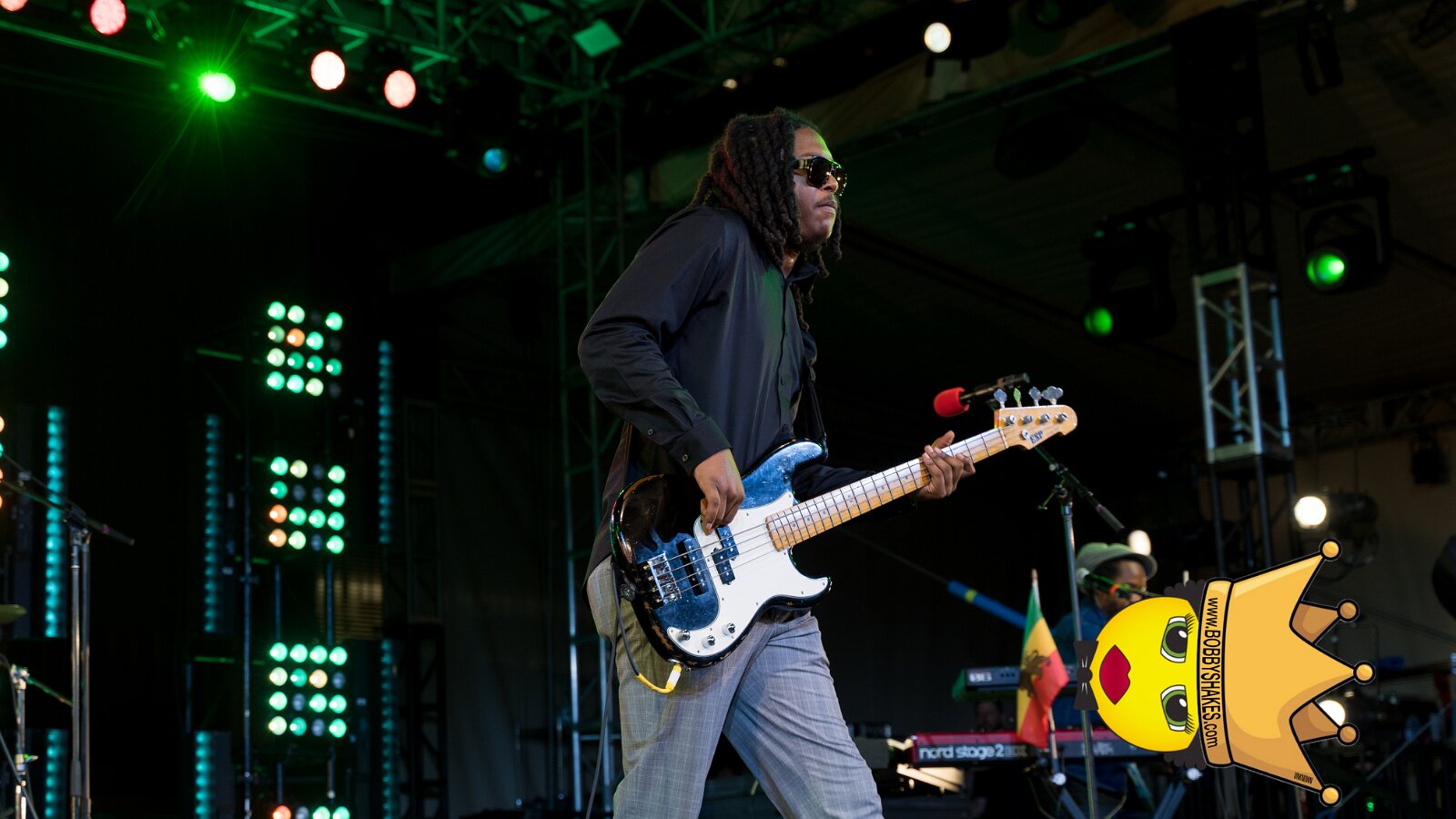 Black Uhuru performing live at Lincoln Center in New York, NY, photographed by Anil Batra