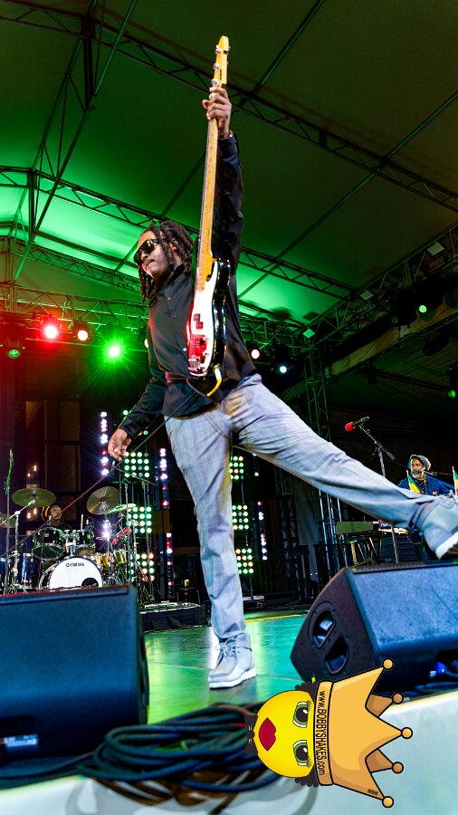 Black Uhuru performing live at Lincoln Center in New York, NY, photographed by Anil Batra