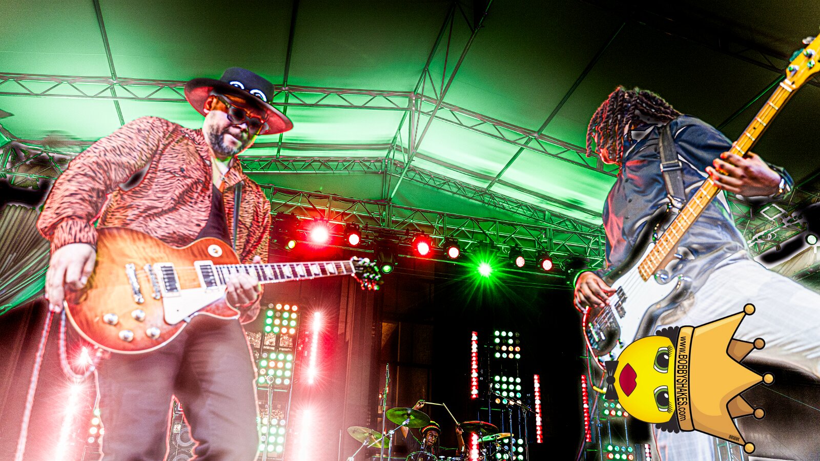 Black Uhuru performing live at Lincoln Center in New York, NY, photographed by Anil Batra