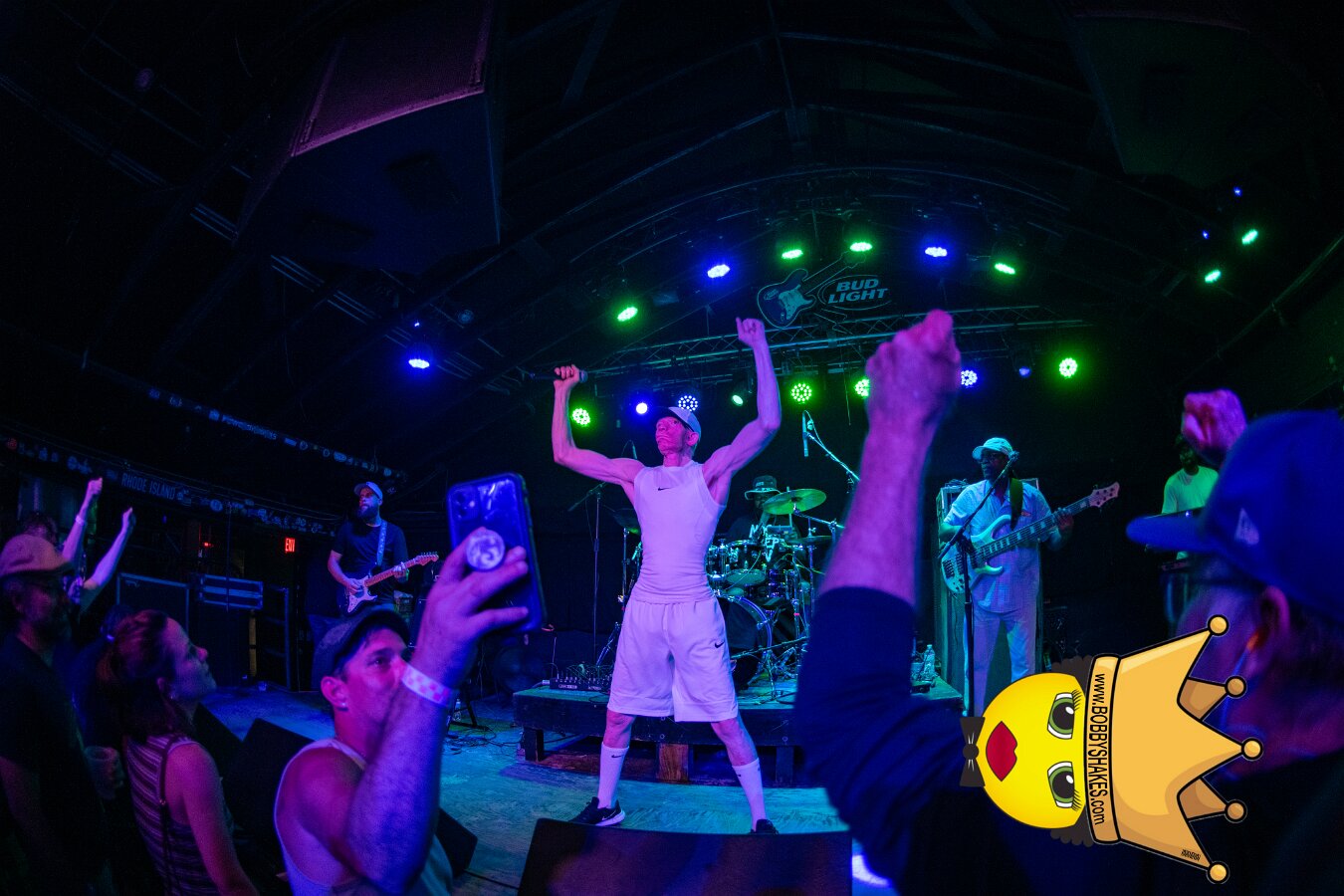 Yellowman performing live at Ocean Mist in Matunuck, RI, photographed by Bobby Shakes