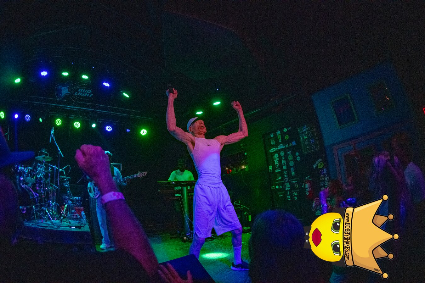 Yellowman performing live at Ocean Mist in Matunuck, RI, photographed by Bobby Shakes
