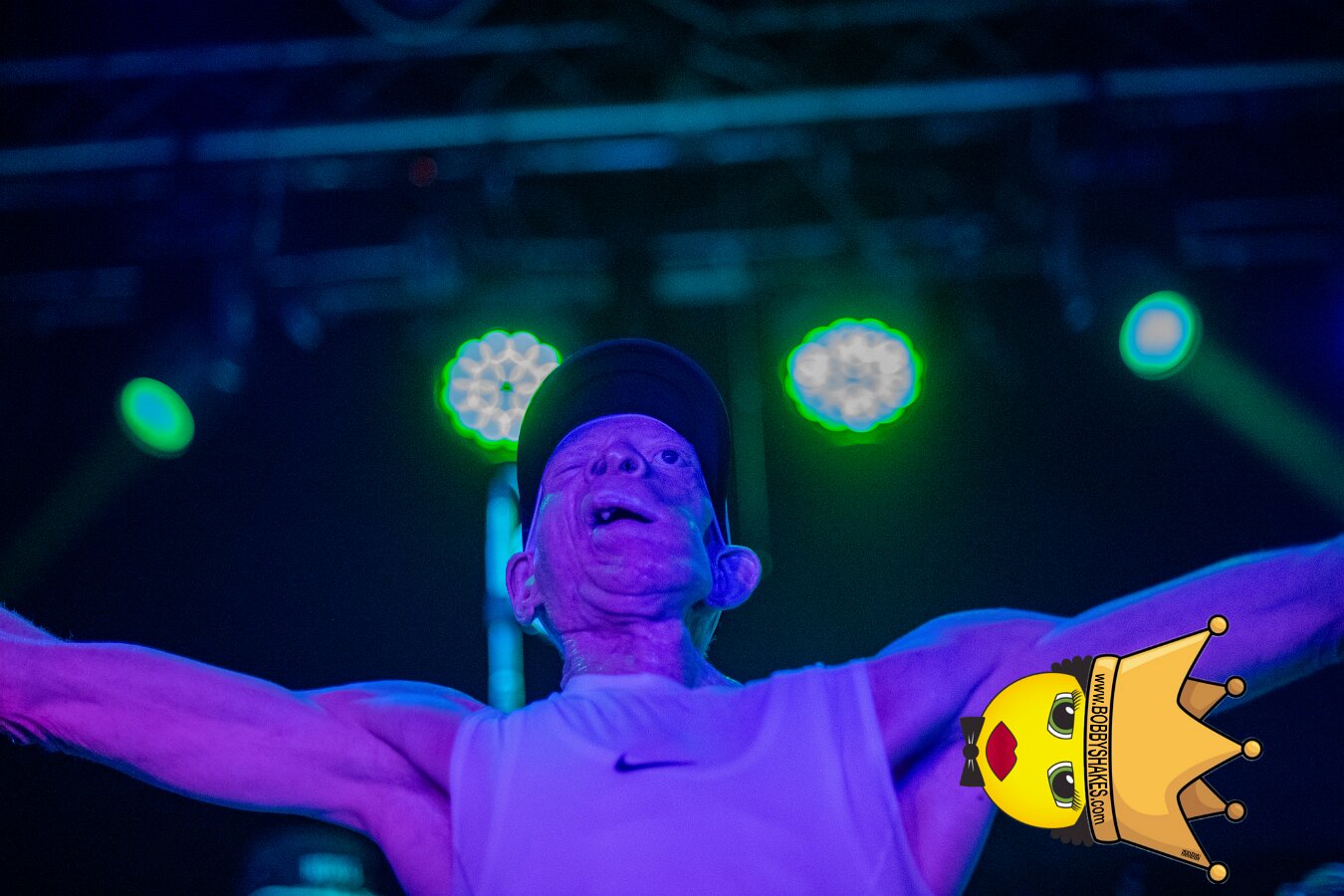 Yellowman performing live at Ocean Mist in Matunuck, RI, photographed by Bobby Shakes