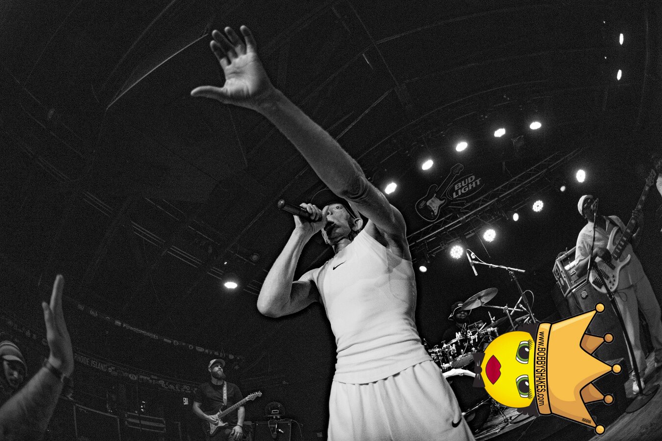 Yellowman performing live at Ocean Mist in Matunuck, RI, photographed by Bobby Shakes