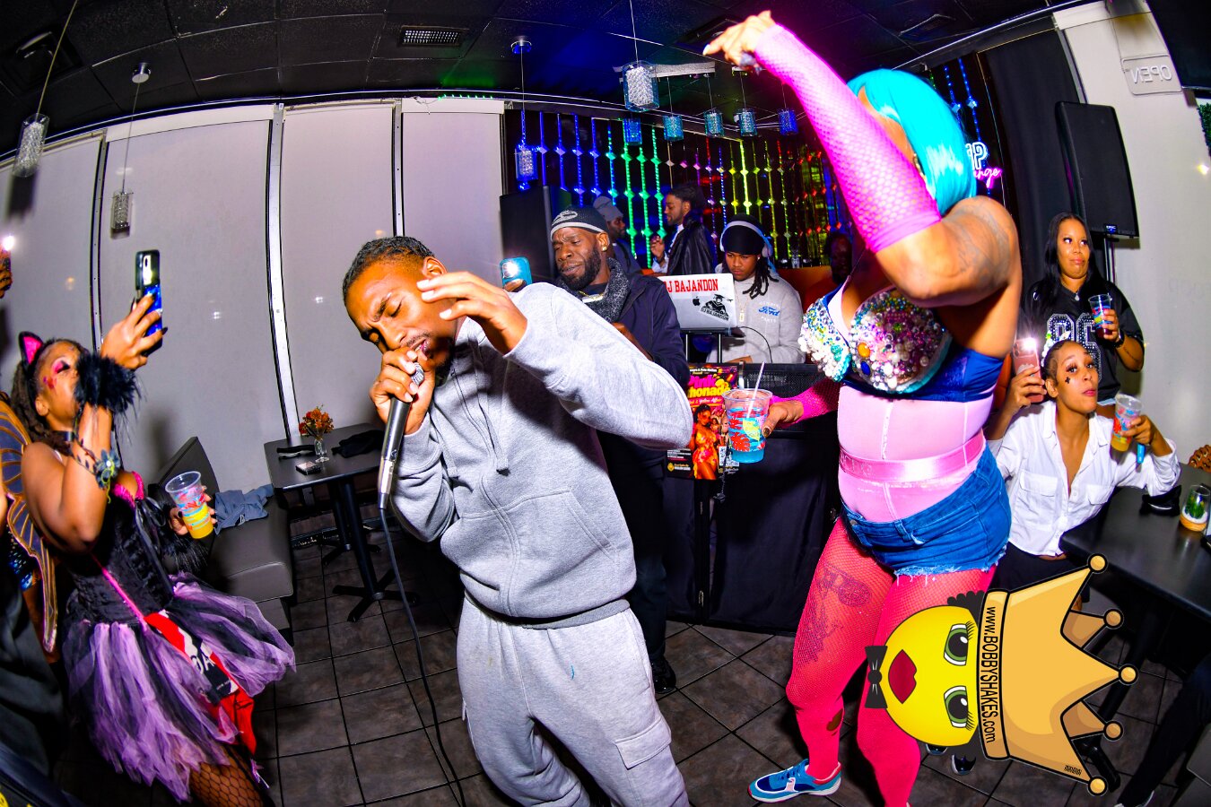 DJ Handz, Scary, DJ Twinnie Twin & Rave King · hosted by The Beantown Baddie performing live at Boston Restaurant Bar & Grill in Hyde Park, Boston, MA, photographed by Bobby Shakes