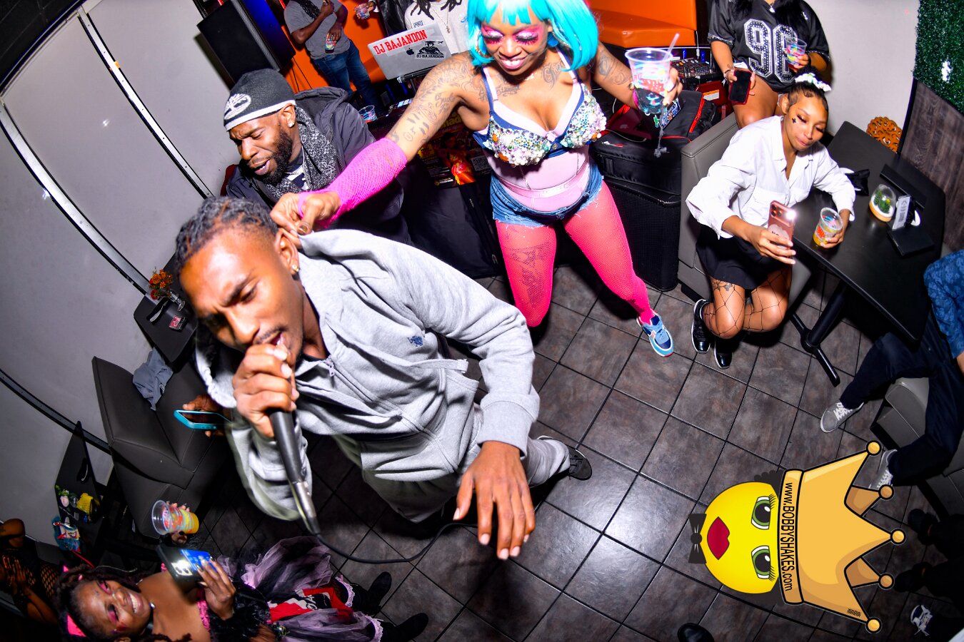 DJ Handz, Scary, DJ Twinnie Twin & Rave King · hosted by The Beantown Baddie performing live at Boston Restaurant Bar & Grill in Hyde Park, Boston, MA, photographed by Bobby Shakes
