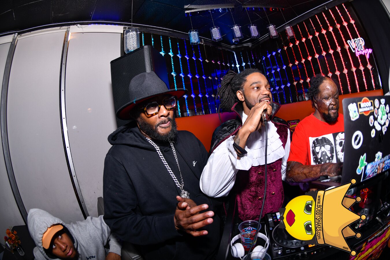 DJ Handz, Scary, DJ Twinnie Twin & Rave King · hosted by The Beantown Baddie performing live at Boston Restaurant Bar & Grill in Hyde Park, Boston, MA, photographed by Bobby Shakes